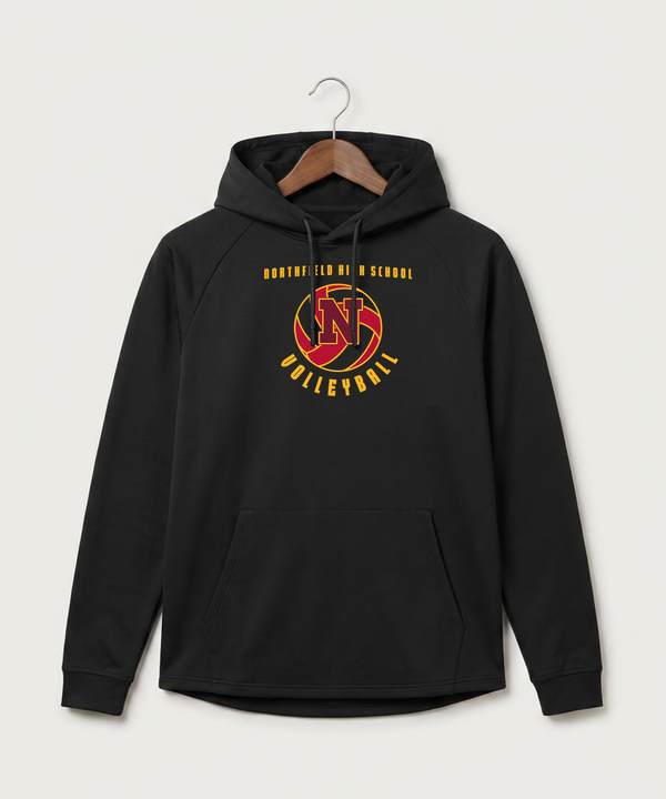 Northfield High School Volleyball (Girls) - Black Hoodie - Full Front