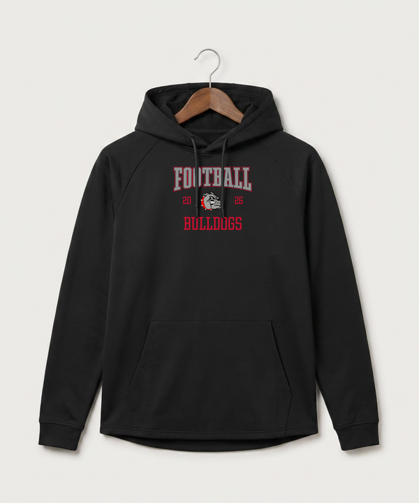 Otter Tail Central Football (Boys) - Black Hoodie - Full Front