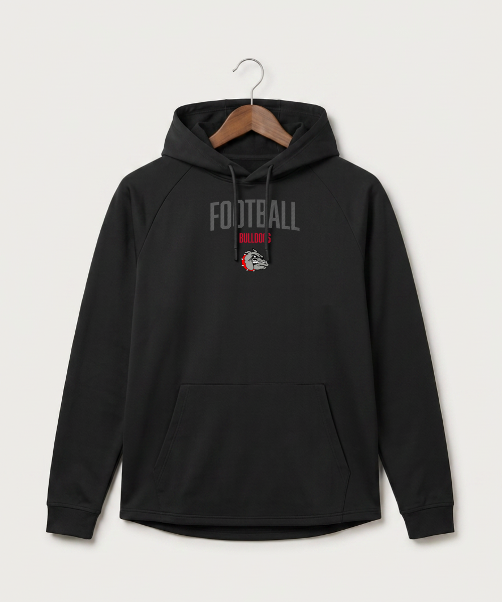 Otter Tail Central Football (Boys) - Black Hoodie - Full Front