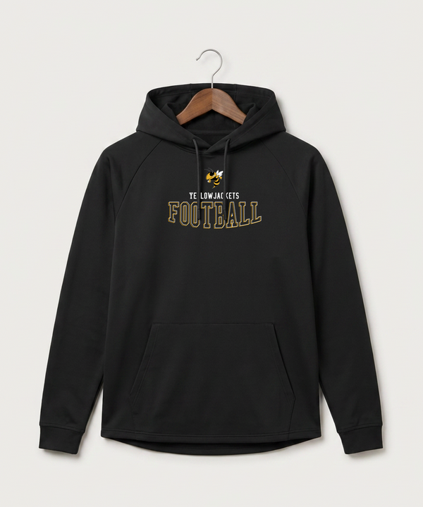 Perham High School Football (Boys) - Black Hoodie - Full Front