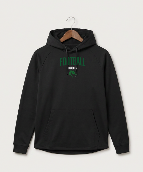 Pine City High School Football (Boys) - Black Hoodie - Full Front