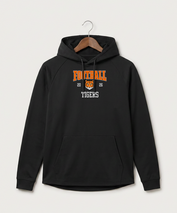 Princeton High School Football (Boys) - Black Hoodie - Full Front