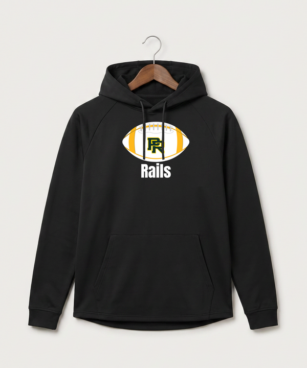 Proctor High School Football (Boys) - Black Hoodie - Full Front