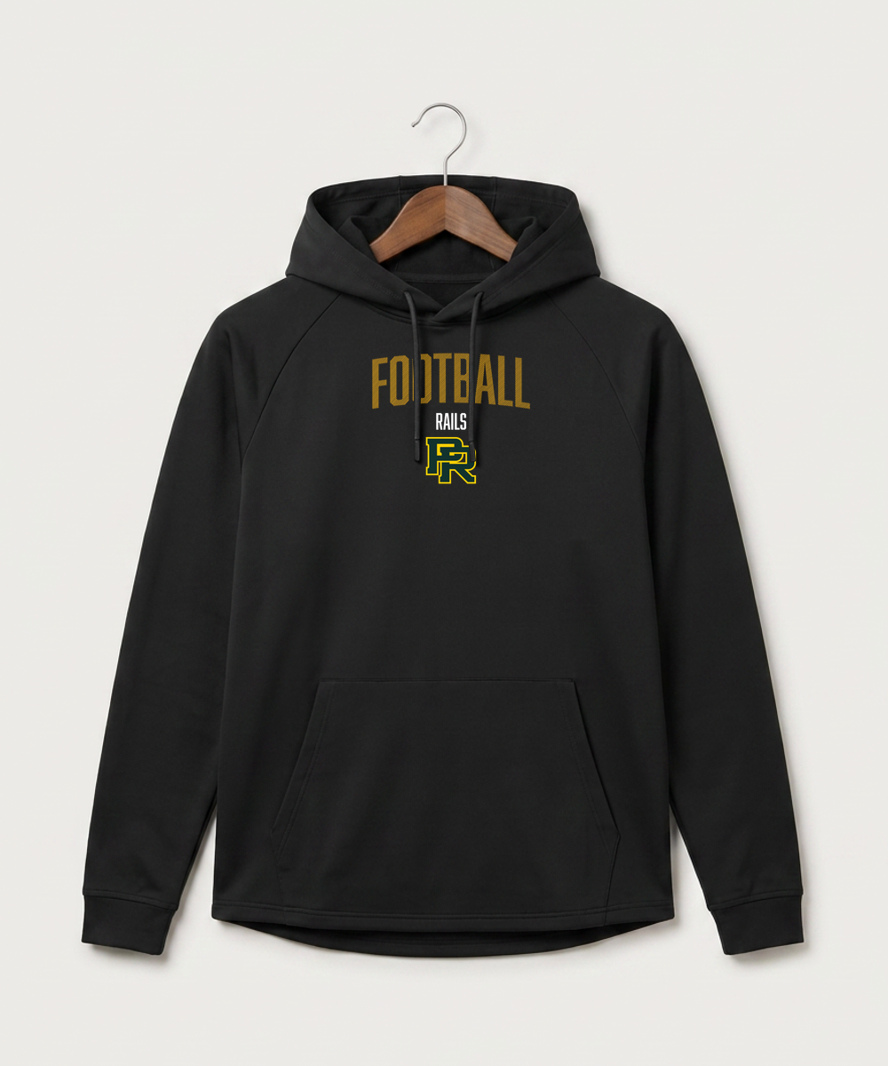 Proctor High School Football (Boys) - Black Hoodie - Full Front