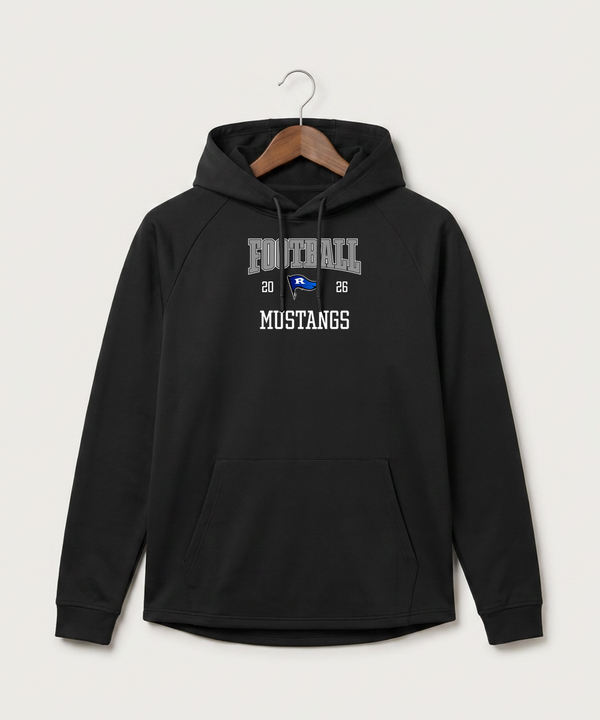 Red Lake County Central Football (Boys) - Black Hoodie - Full Front