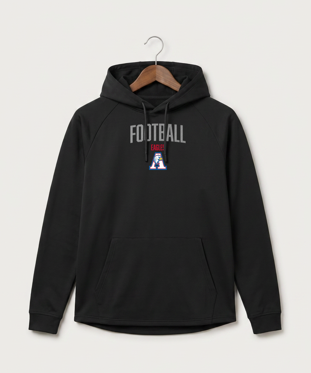 Apollo High School Football (Boys) - Black Hoodie - Full Front