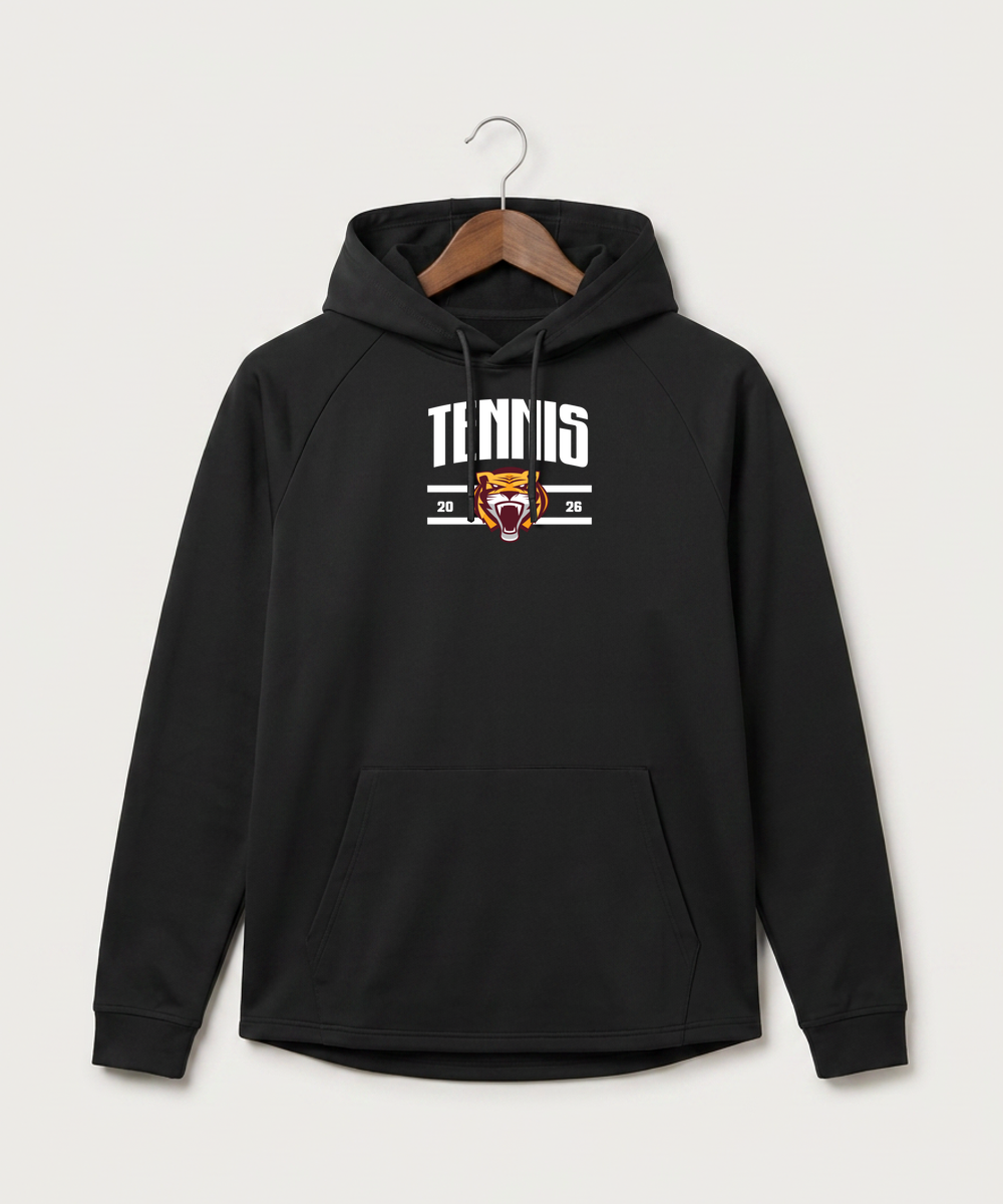 Stewartville High School Tennis (Coed) - Black Hoodie - Full Front
