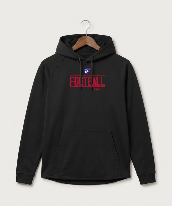 Upsala High School Football (Boys) - Black Hoodie - Full Front