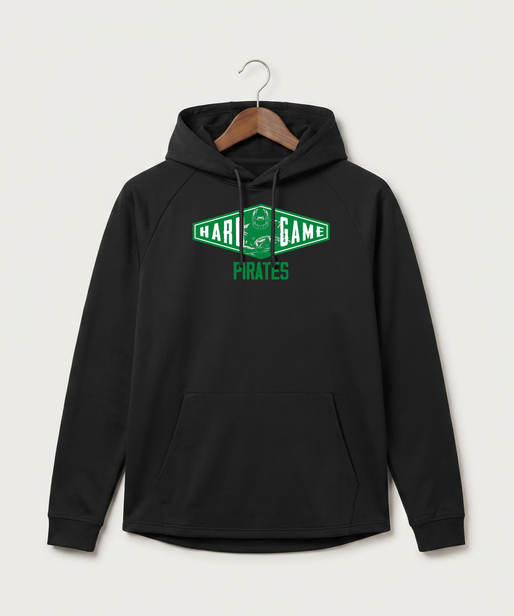 Verndale High School Football (Boys) - Black Hoodie - Full Front