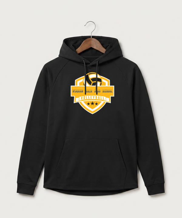 Windom Area High School Volleyball (Girls) - Black Hoodie - Full Front