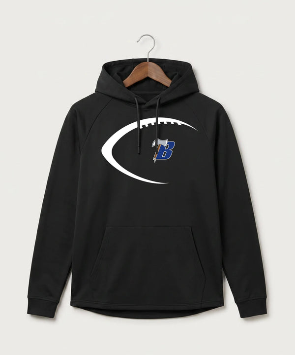 Bemidji High School Football (Boys) - Black Hoodie - Full Front