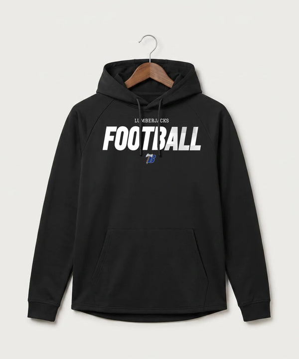 Bemidji High School Football (Boys) - Black Hoodie - Full Front