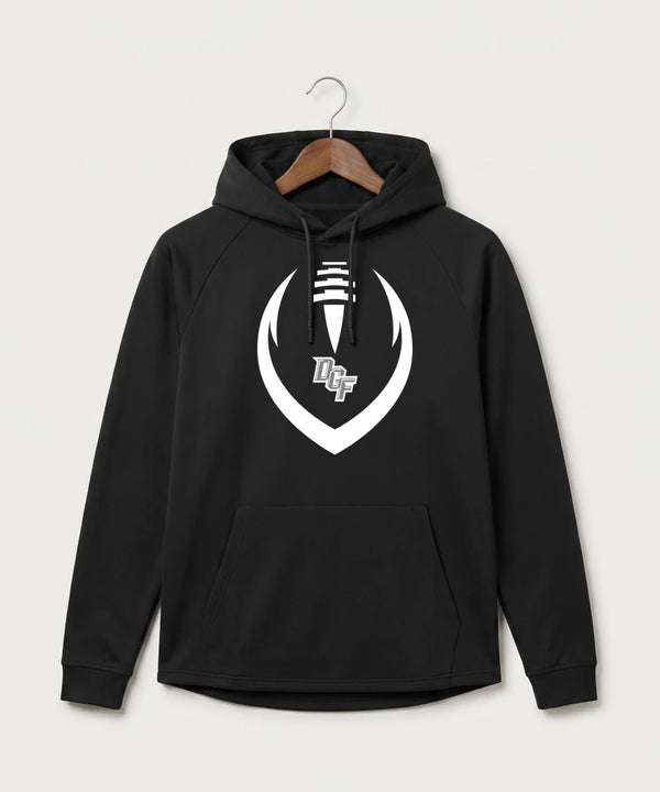 DGF High School Football (Boys) - Black Hoodie - Full Front