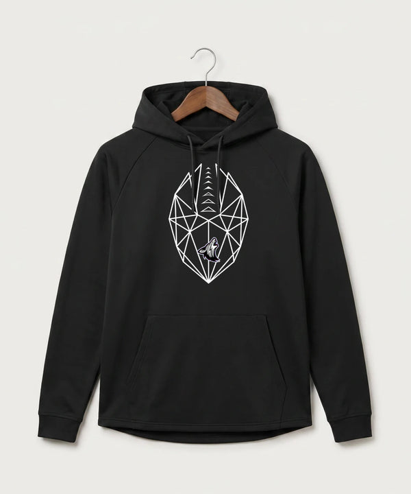 Heron Lake-Okabena High School Football (Boys) - Black Hoodie - Full Front
