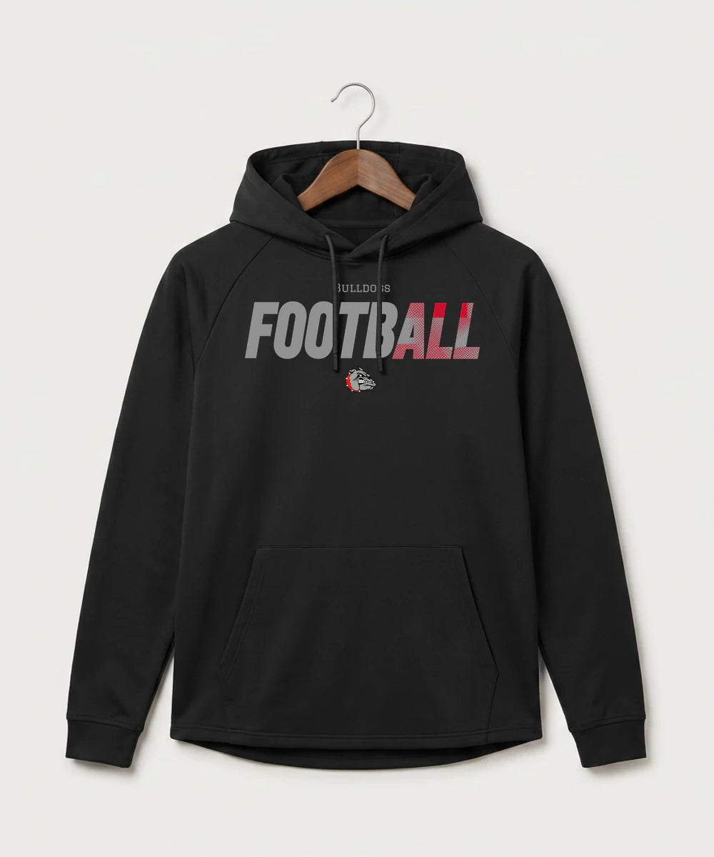 Otter Tail Central Football (Boys) - Black Hoodie - Full Front