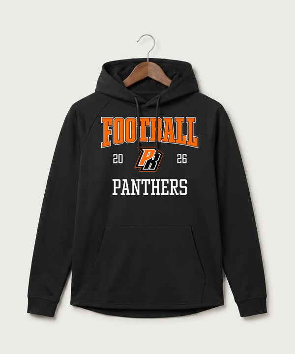 Park Rapids Area High School Football (Boys) - Black Hoodie - Full Front