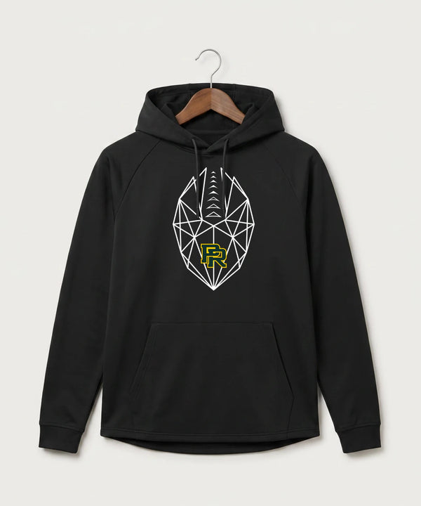 Proctor High School Football (Boys) - Black Hoodie - Full Front