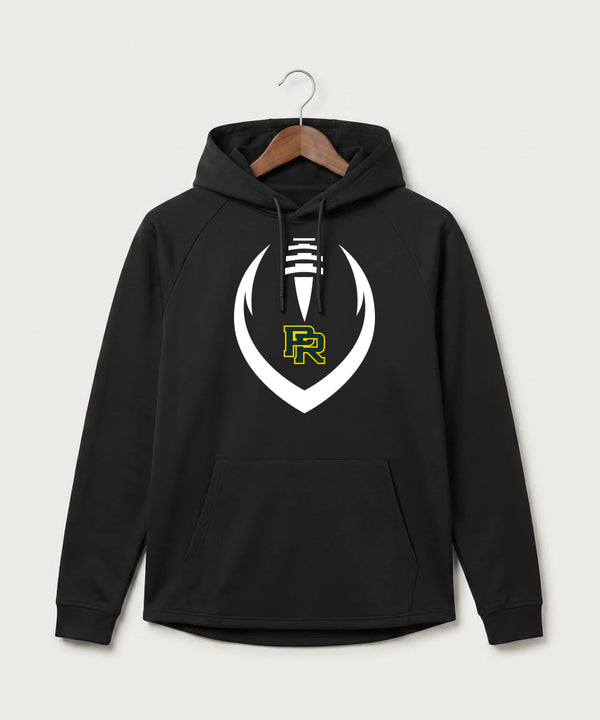 Proctor High School Football (Boys) - Black Hoodie - Full Front