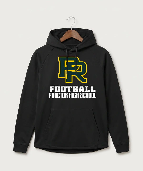 Proctor High School Football (Boys) - Black Hoodie - Full Front