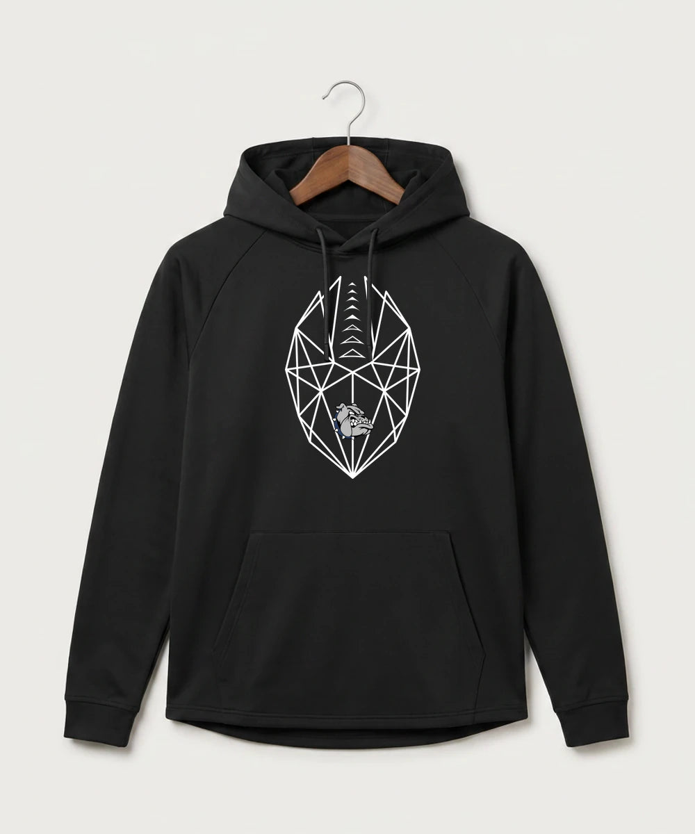 Sargent County High School Football (Boys) - Black Hoodie - Full Front