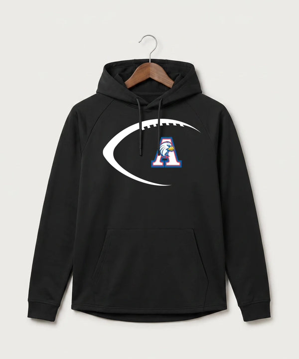 Apollo High School Football (Boys) - Black Hoodie - Full Front