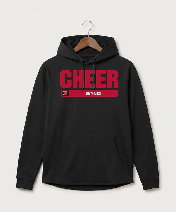 Duluth East High School Cheer (Coed) - Black Hoodie - Full Front