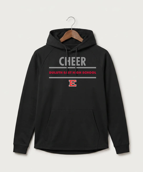 Duluth East High School Cheer (Coed) - Black Hoodie - Full Front