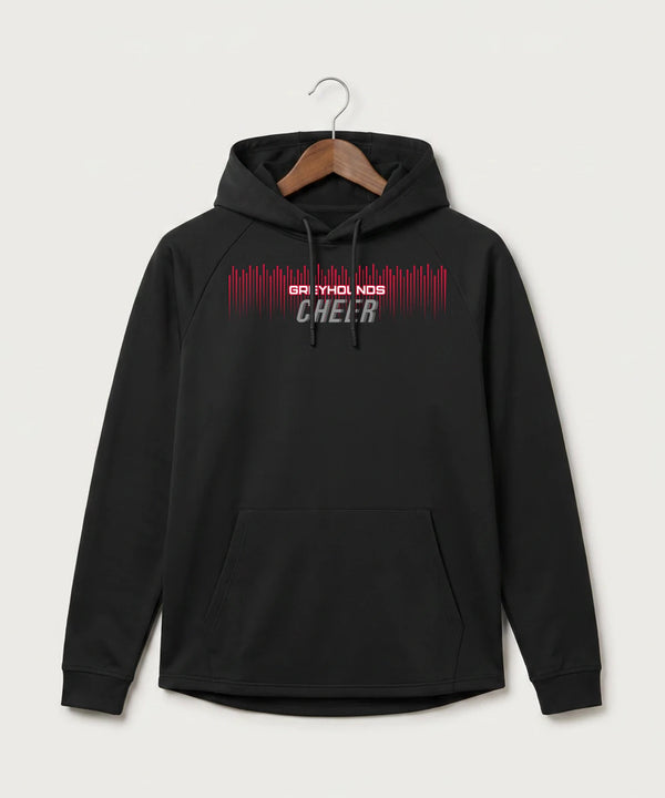 Duluth East High School Cheer (Coed) - Black Hoodie - Full Front