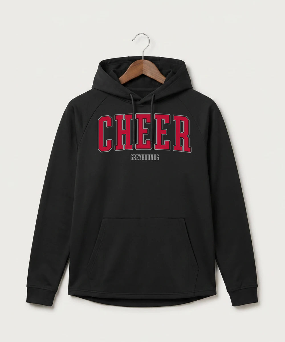 Duluth East High School Cheer (Coed) - Black Hoodie - Full Front