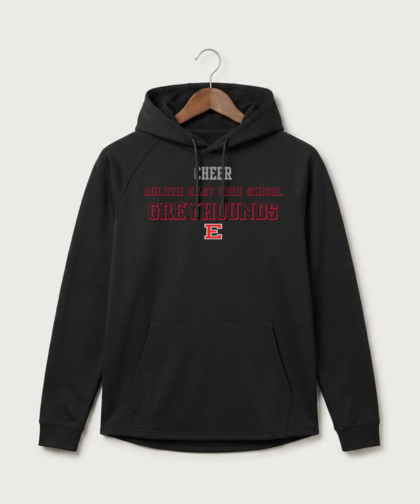 Duluth East High School Cheer (Coed) - Black Hoodie - Full Front
