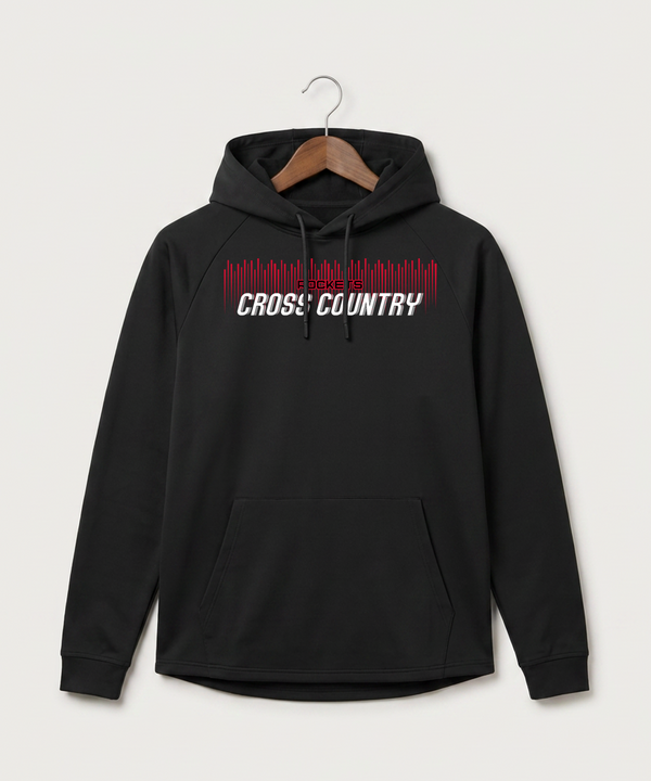John Marshall High School Cross Country (Coed) - Black Hoodie - Full Front