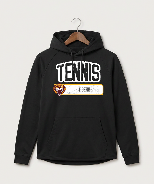 Stewartville High School Tennis (Coed) - Black Hoodie - Full Front