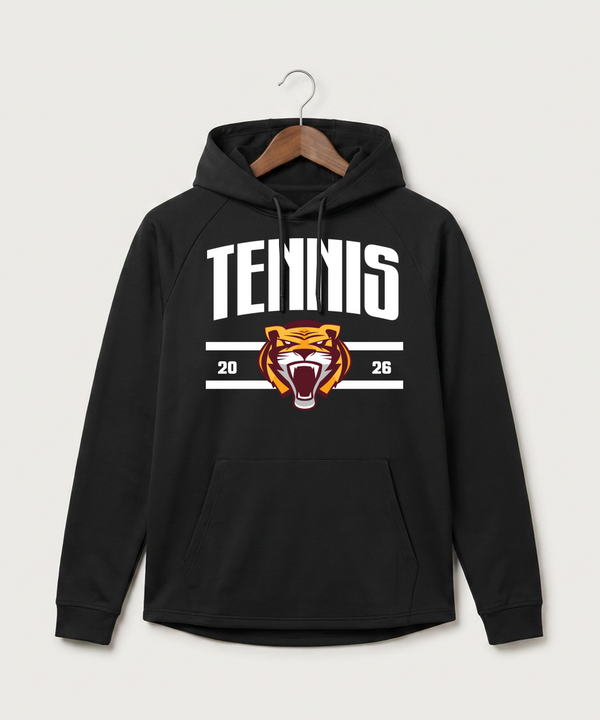 Stewartville High School Tennis (Coed) - Black Hoodie - Full Front