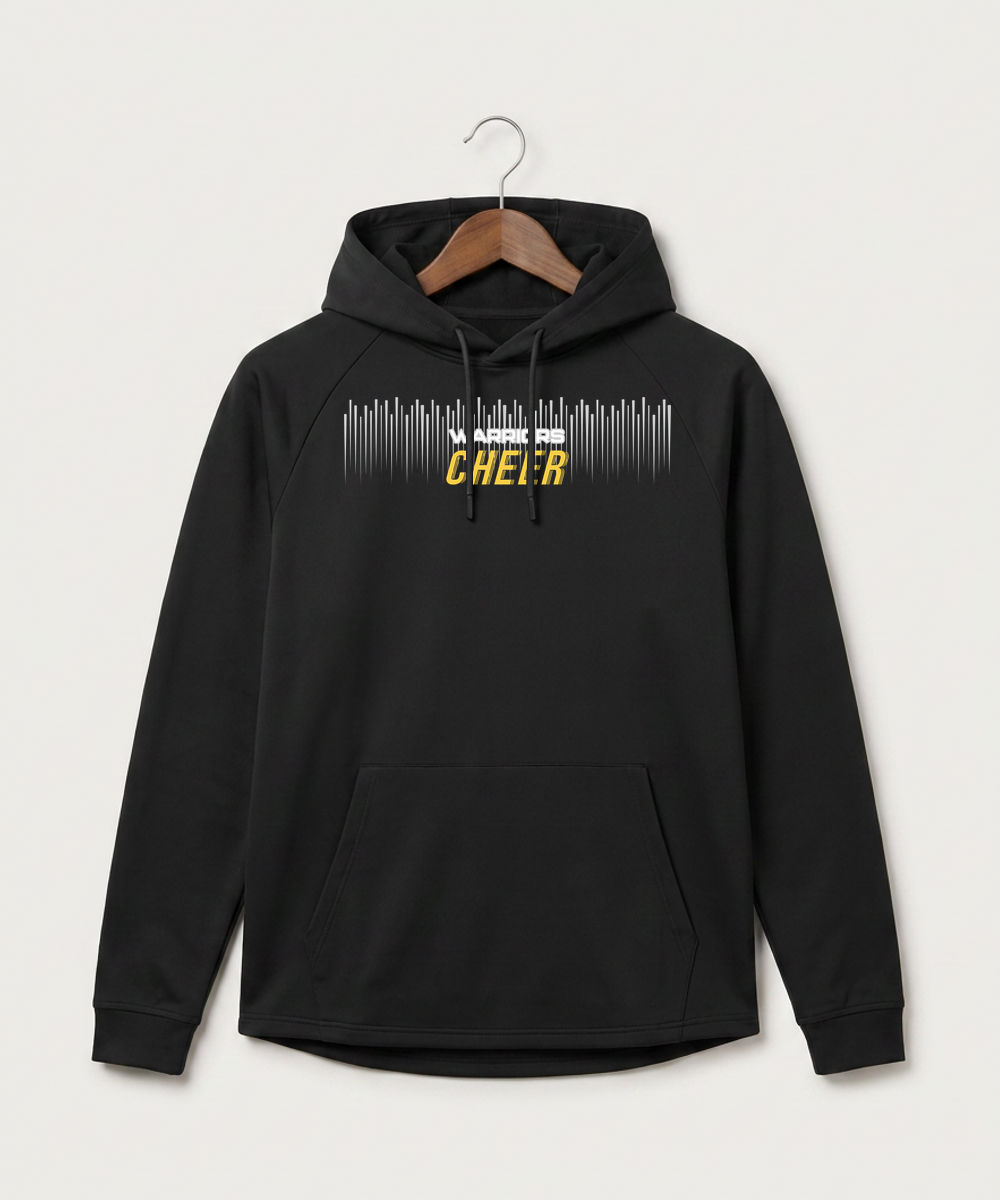 Wausau West High School Cheer - Black Hoodie - Full Front