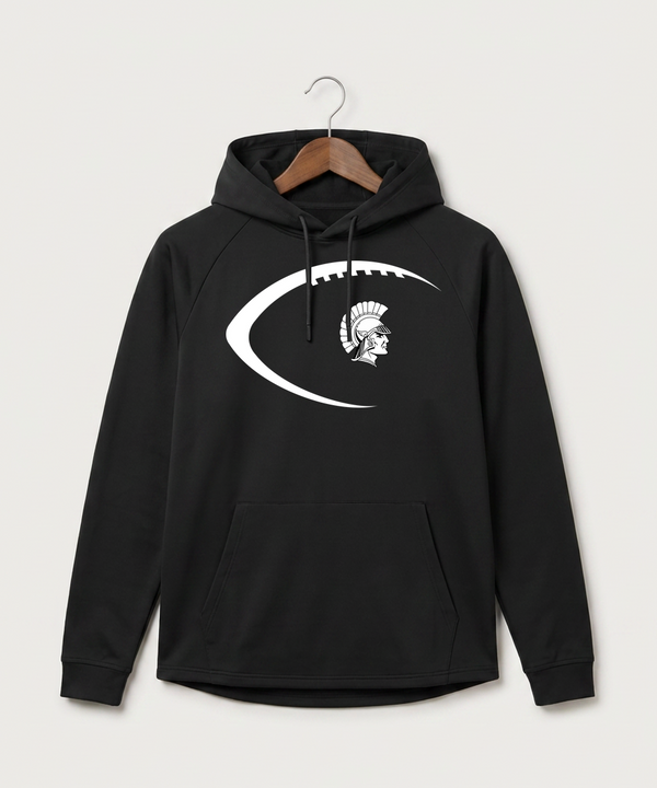 Wauwatosa West Football - Black Hoodie - Full Front