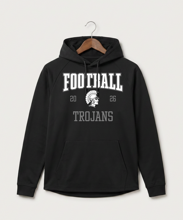 Wauwatosa West Football - Black Hoodie - Full Front