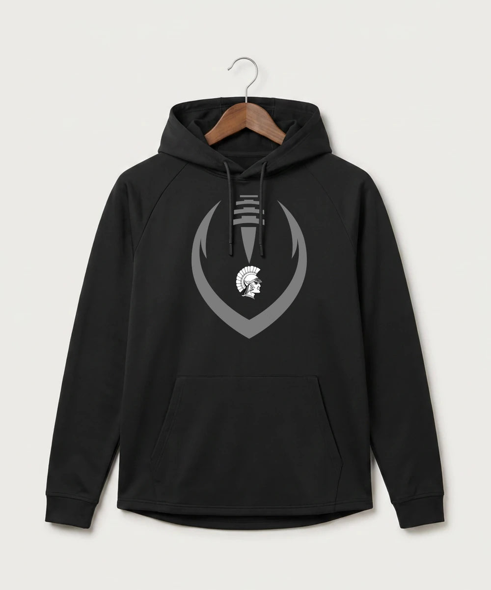 Wauwatosa West Football - Black Hoodie - Full Front