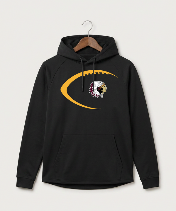 Stockton High School Football - Black Hoodie - Full Front