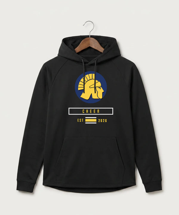Wausau West High School Cheer - Black Hoodie - Full Front