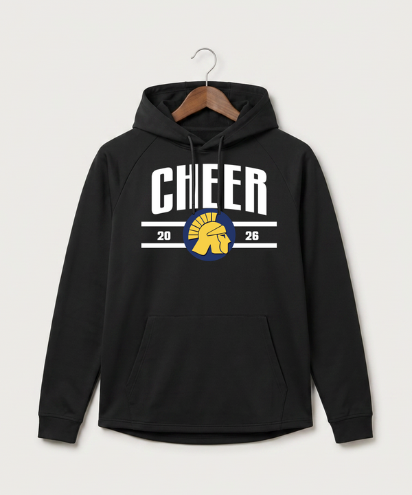 Wausau West High School Cheer - Black Hoodie - Full Front