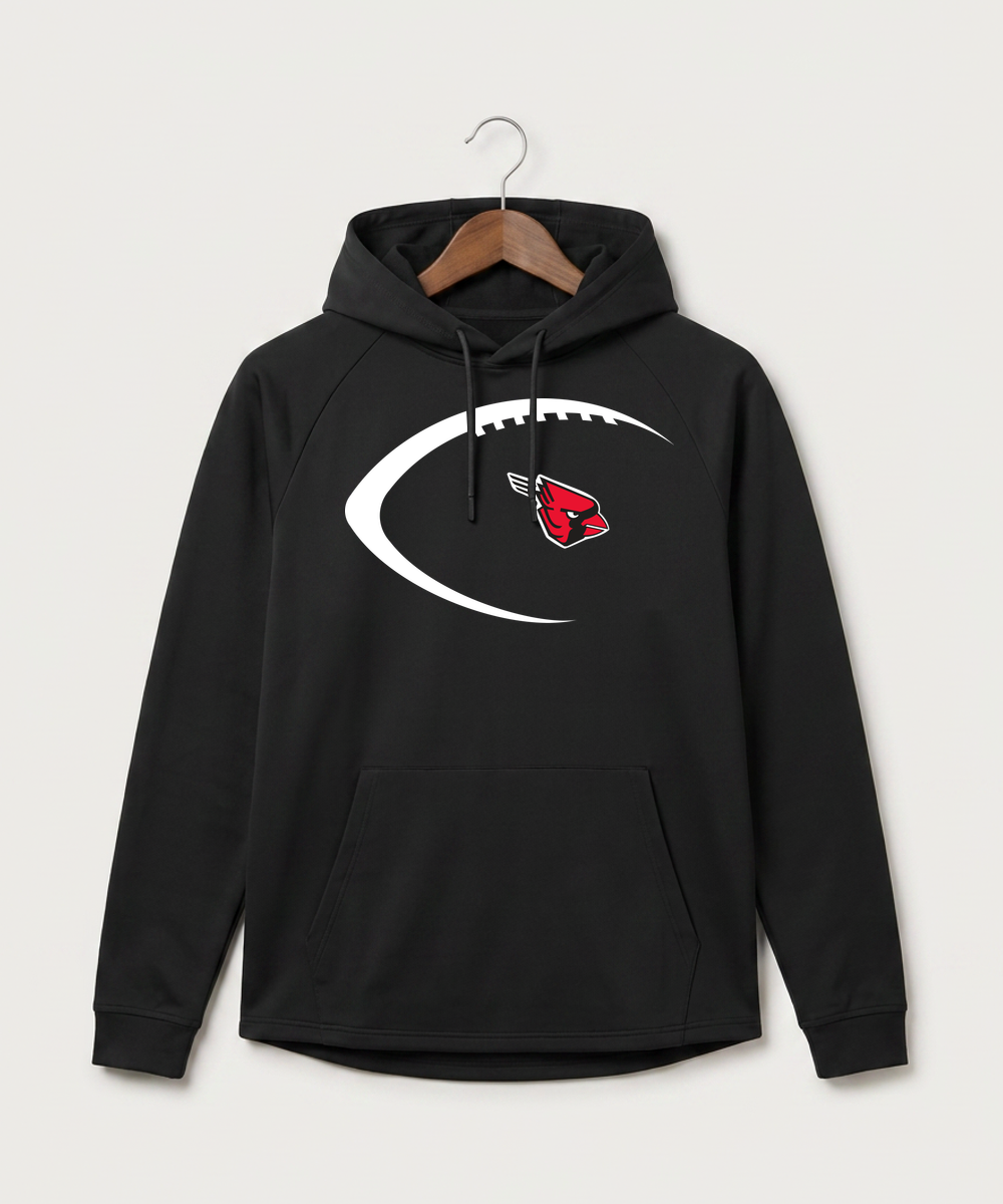 Forreston Football - Black Hoodie - Full Front
