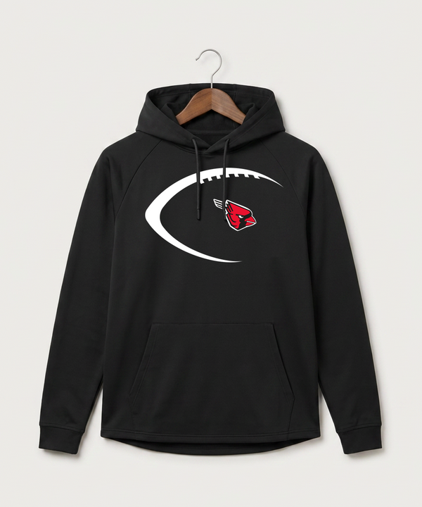Forreston Football - Black Hoodie - Full Front