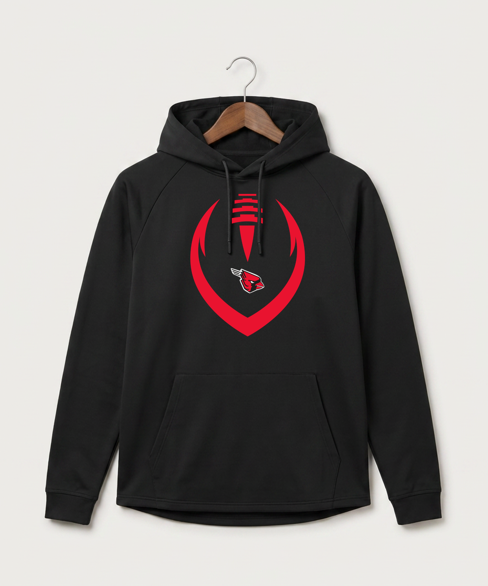 Forreston Football - Black Hoodie - Full Front