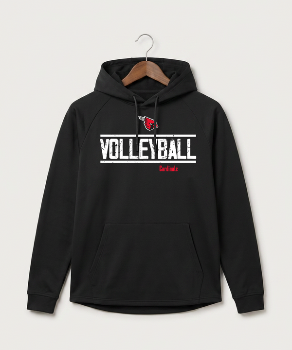 Forreston Volleyball - Black Hoodie - Full Front