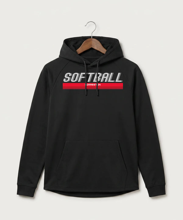 Forreston Softball - Black Hoodie - Full Front