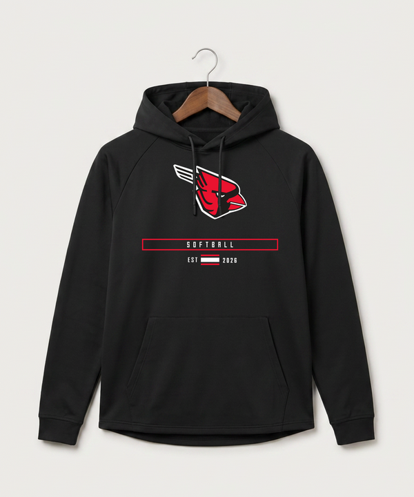 Forreston Softball - Black Hoodie - Full Front