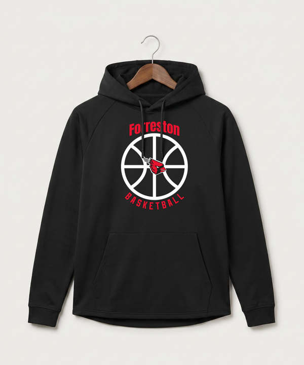 Forreston Basketball - Black Hoodie - Full Front