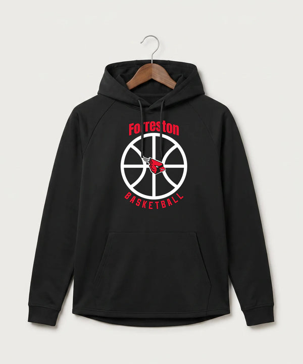 Forreston Basketball - Black Hoodie - Full Front