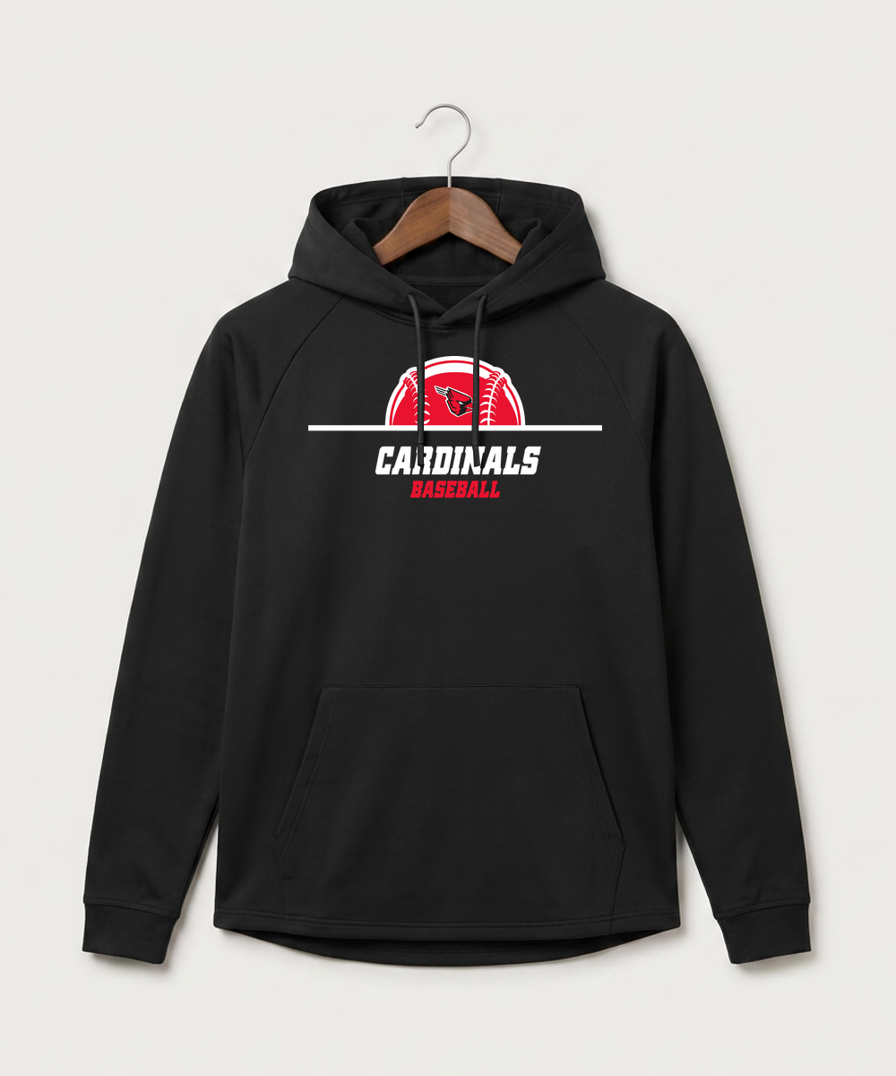 Forreston Baseball - Black Hoodie - Full Front