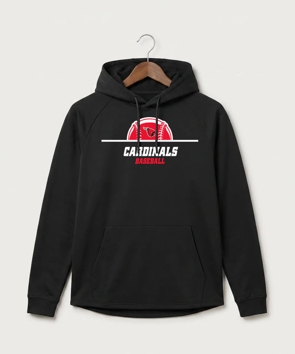 Forreston Baseball - Black Hoodie - Full Front